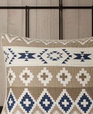 Montana Printed Cotton Oversized 3 Piece Quilt Mini Set, King/California King