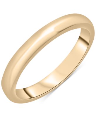 Audrey by Aurate - Rounded Band in Gold Vermeil