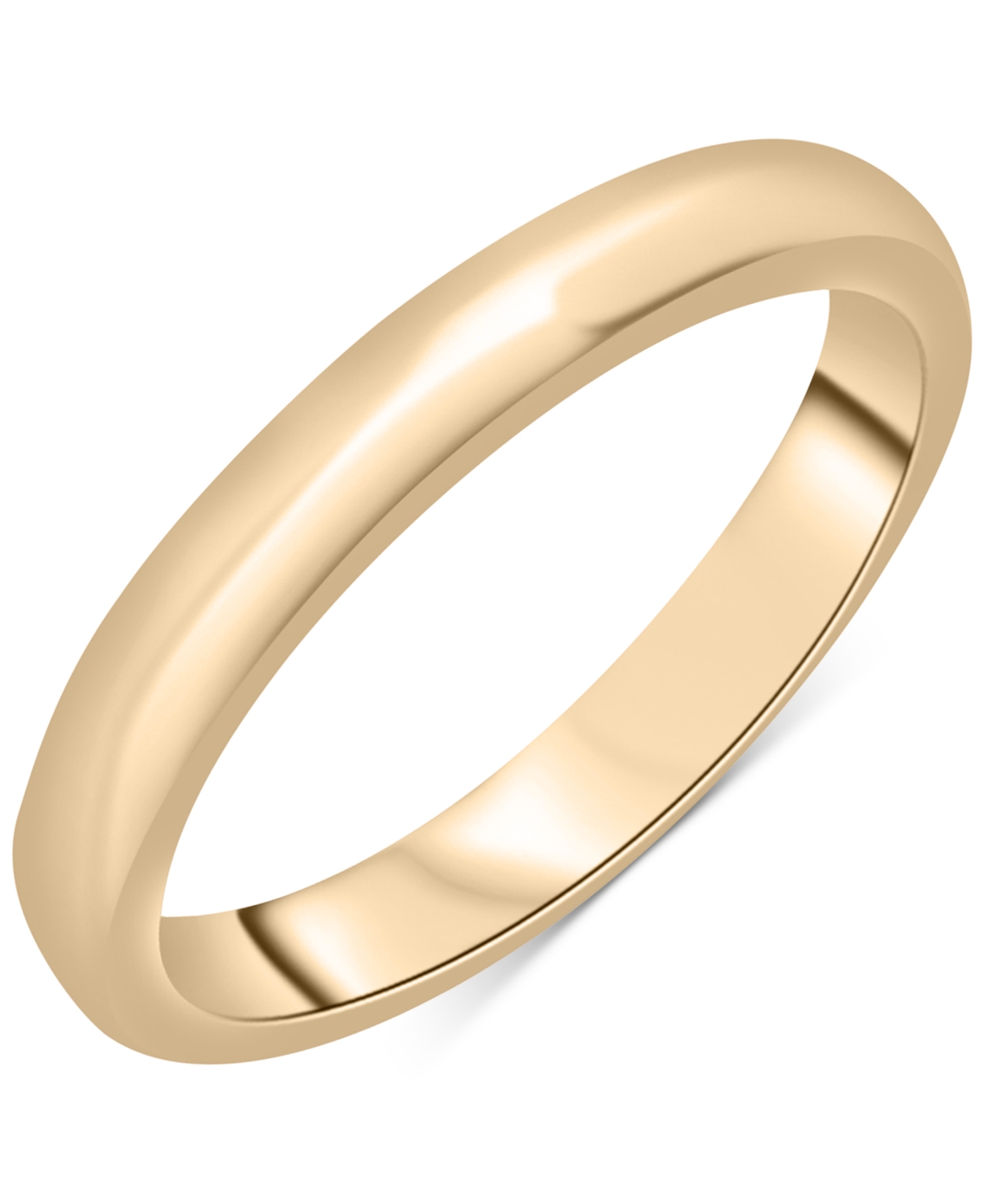 Rounded Band in Gold Vermeil, Created for Macy's - Gold Vermeil