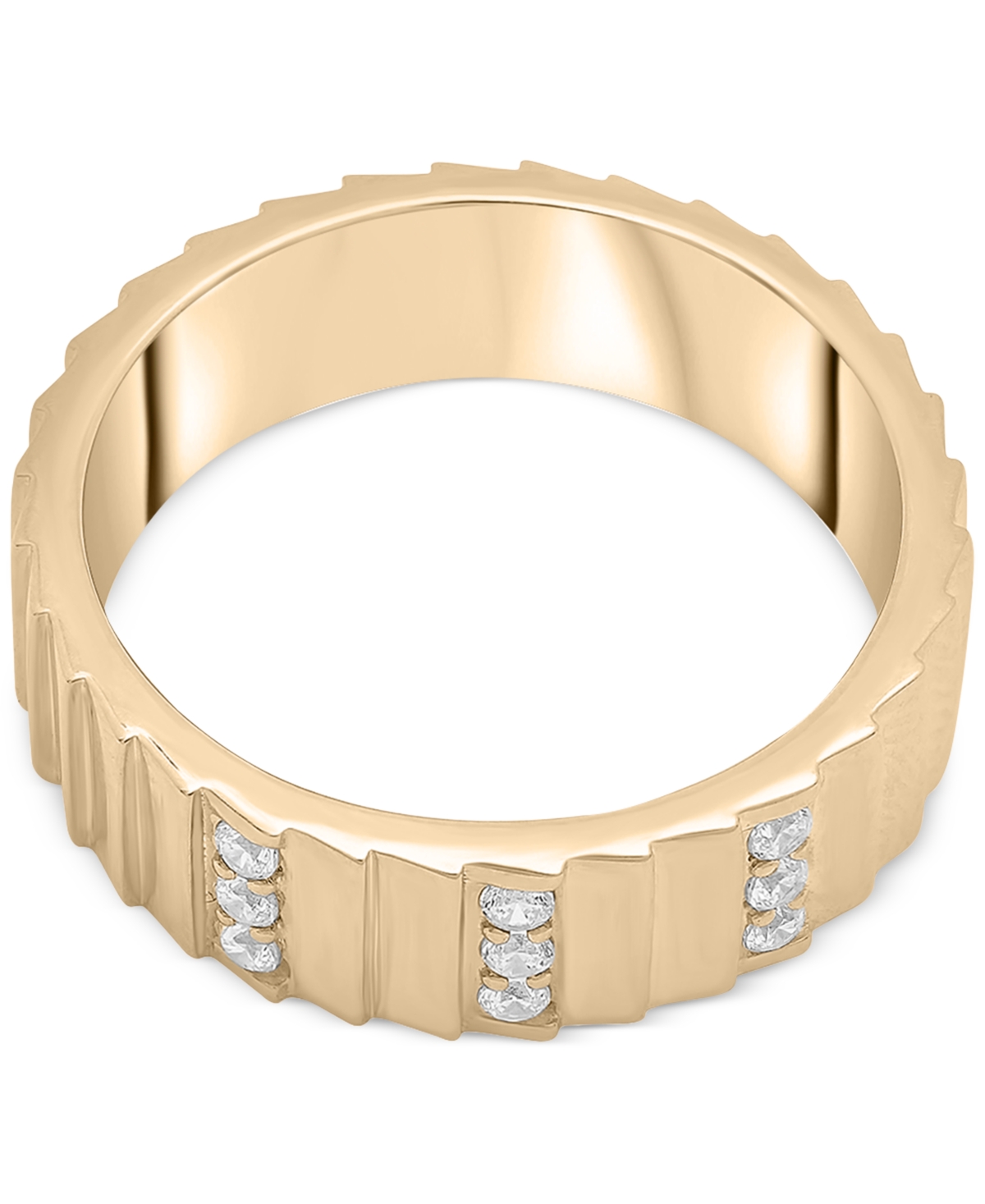 Audrey by Aurate Diamond Infinity Band (1/6 ct. t.w.)  Created for Macy's - Gold Vermeil