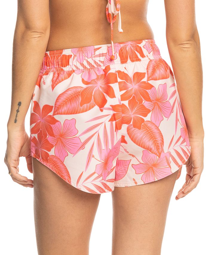 Roxy Juniors' Printed New Fashion Swim Shorts CoverUp Macy's