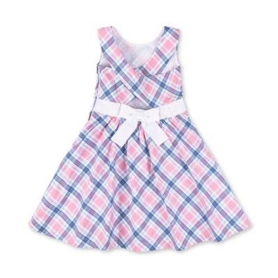 Toddler Girls Cross Back Party Dress, Toddler/Child