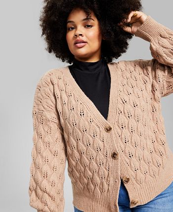 Blouson sleeve cardigan 2025