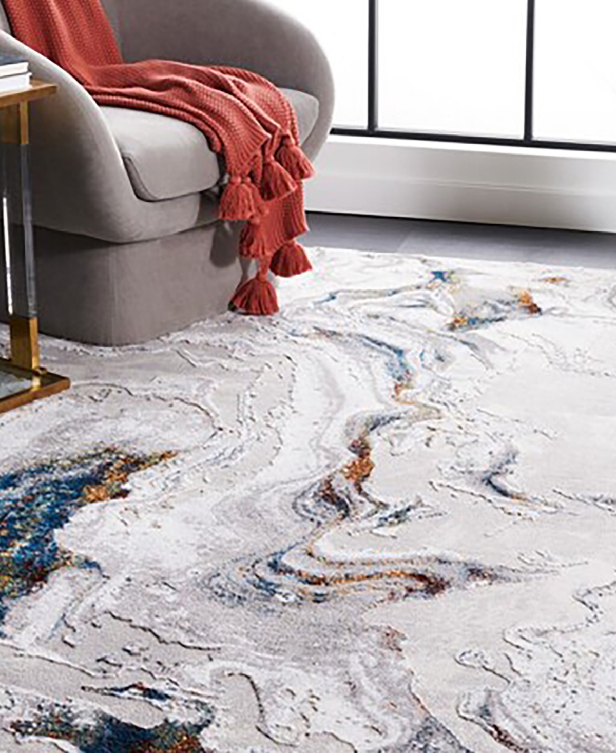 Safavieh Amelia ALA277 x Area Rug - Aqua