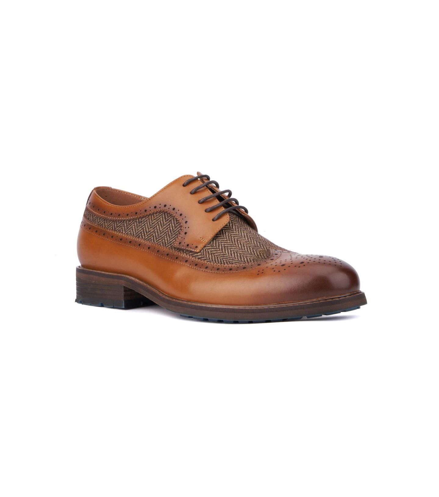 Мужские туфли Vintage Foundry Co Lace Up Cyril Oxfords, цвет: Коньячный — фото 1