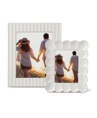 French Perle Scallop Frame, 8" x 10"