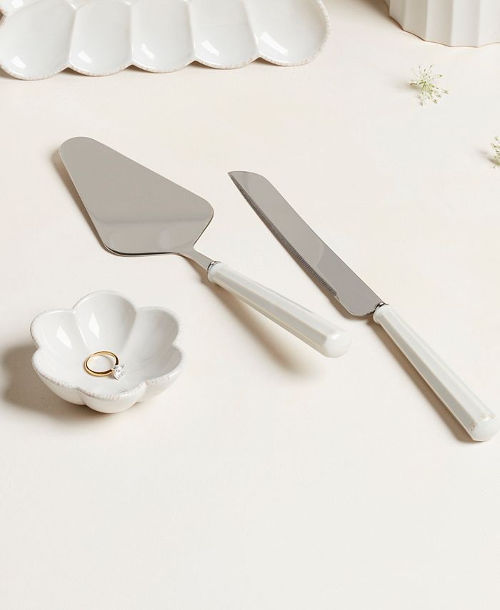 Lenox Vaso French Perle Bouquet In Gres Bianco - 20,3 Cm - Con Perline In Rilievo - Regalo Per Inaugurazione Casa - 5