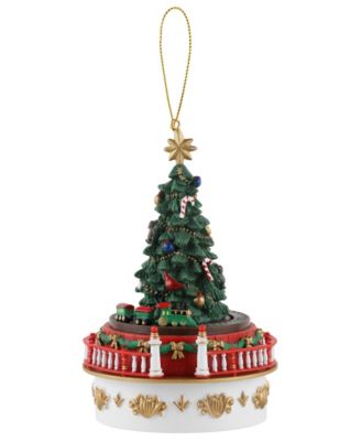 Mini Carnival Christmas Tree with Train Music Box