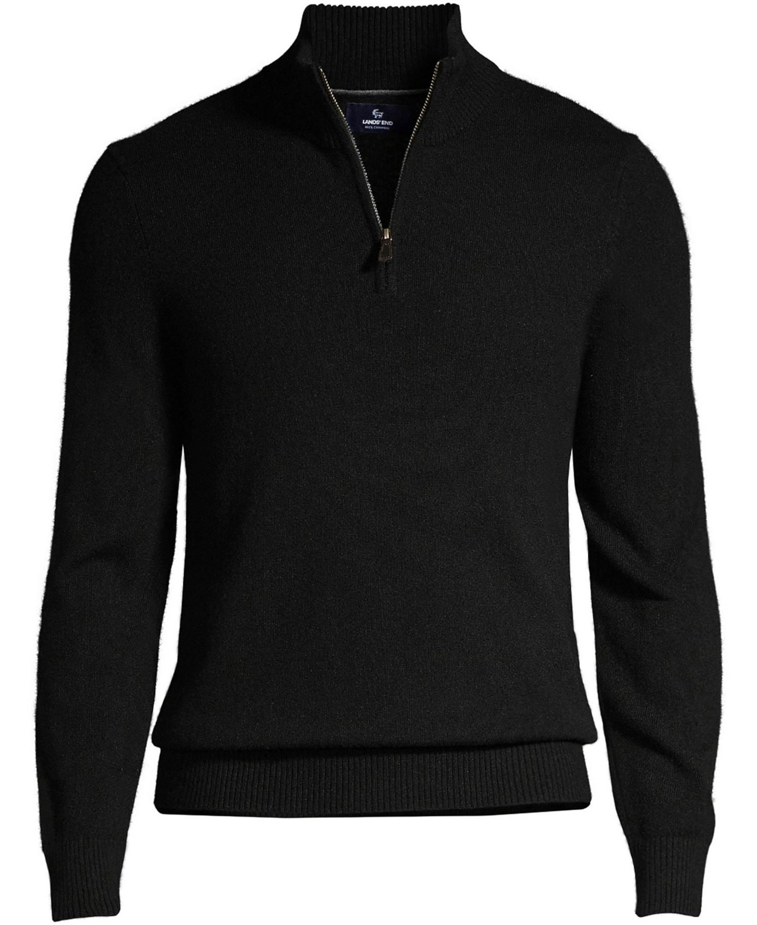 Men's Fine Gauge Cashmere Quarter Zip Sweater