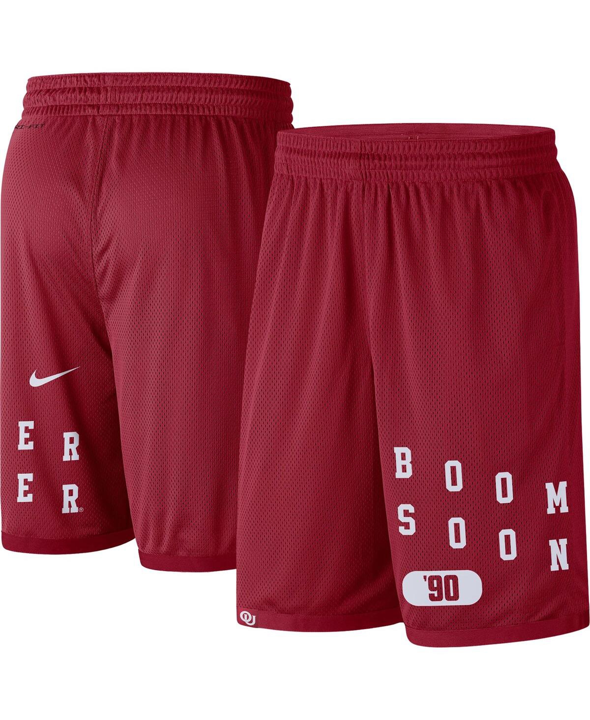 Shop Nike Men's  Crimson Oklahoma Sooners Wordmark Performance Shorts