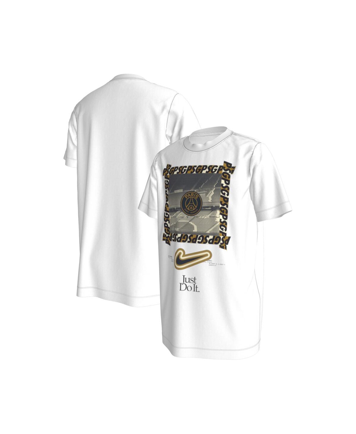 Nike Kids' Big Boys And Girls  White Paris Saint-germain Dna T-shirt