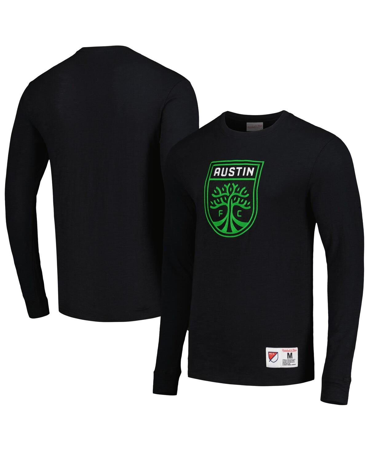 Mitchell & Ness Men's  Black Austin Fc Legendary Long Sleeve T-shirt In Black