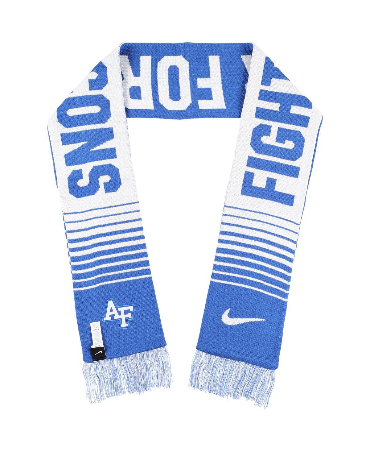 Shop Nike Men's And Women's  Air Force Falcons Rivalry Local Verbiage Team Scarf In Royal