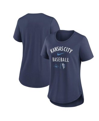 Youth Nike Light Blue Kansas City Royals Early Work Tri-Blend