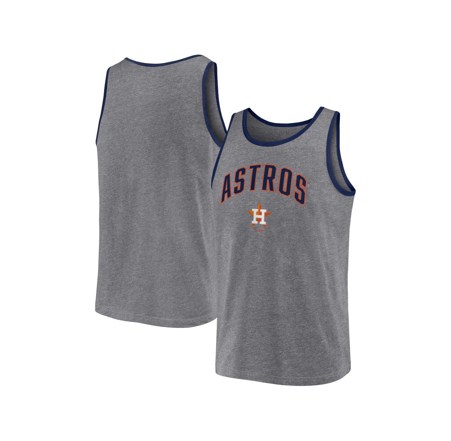 Men's Heather Gray Houston Astros Primary Tank Top