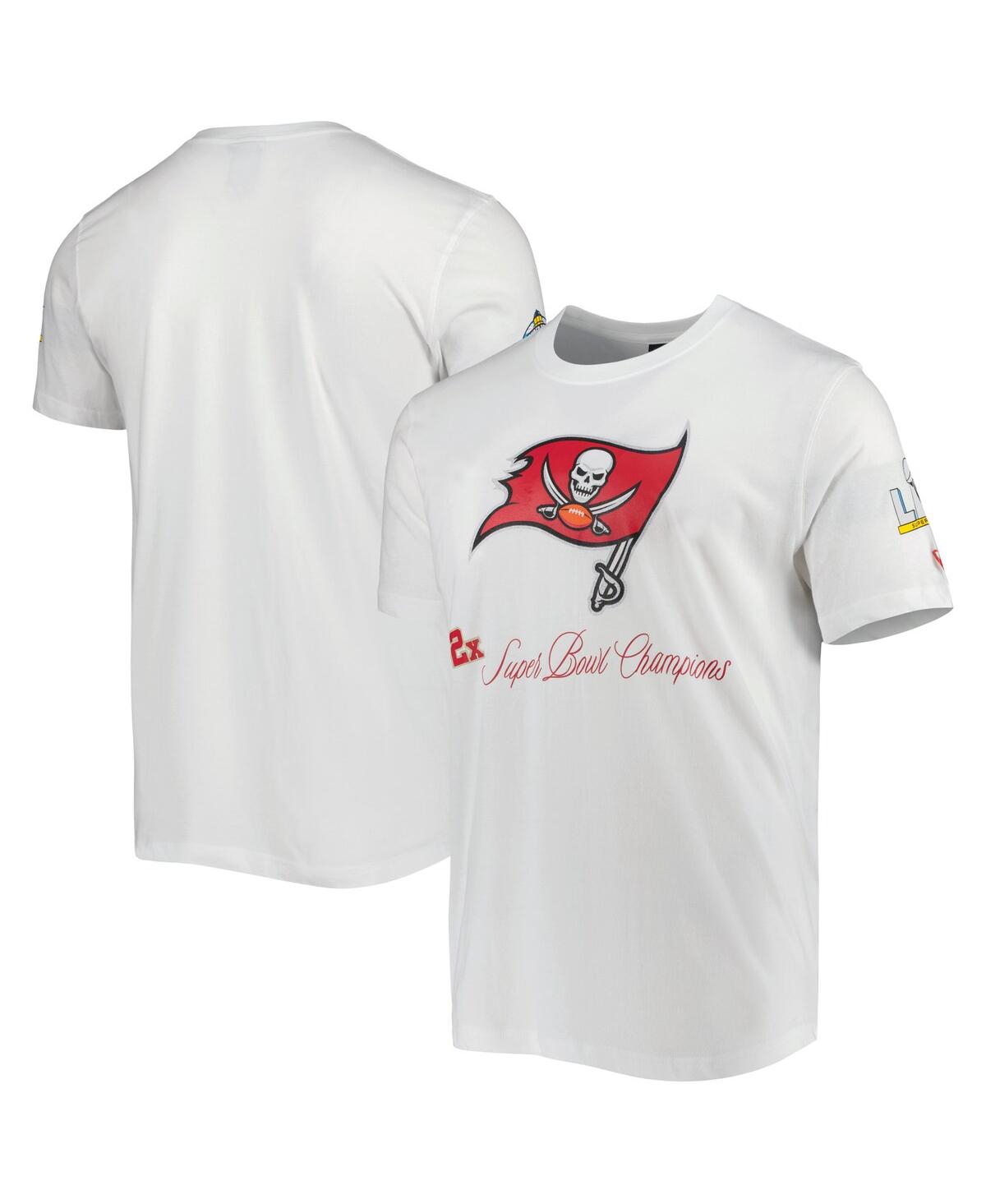 New Era White Tampa Bay Buccaneers Historic Champs T-shirt In White
