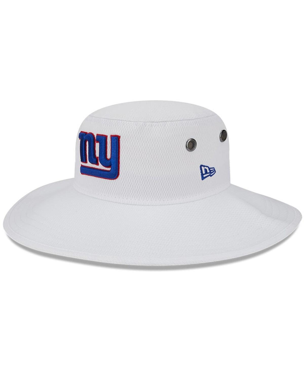 New Era Men's  White New York Giants 2023 Nfl Training Camp Panama Bucket Hat