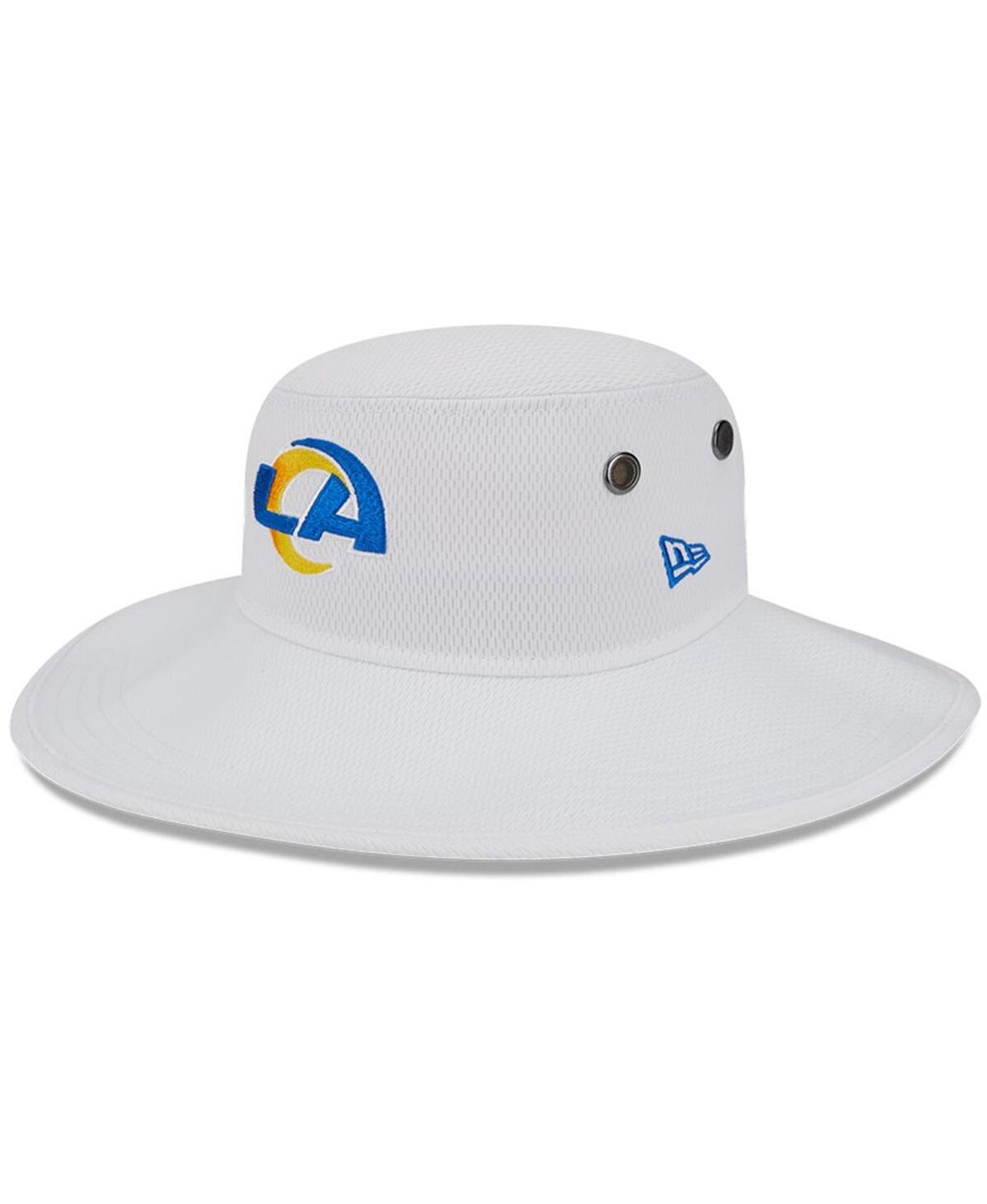 Shop New Era Men's  White Los Angeles Rams 2023 Nfl Training Camp Panama Bucket Hat