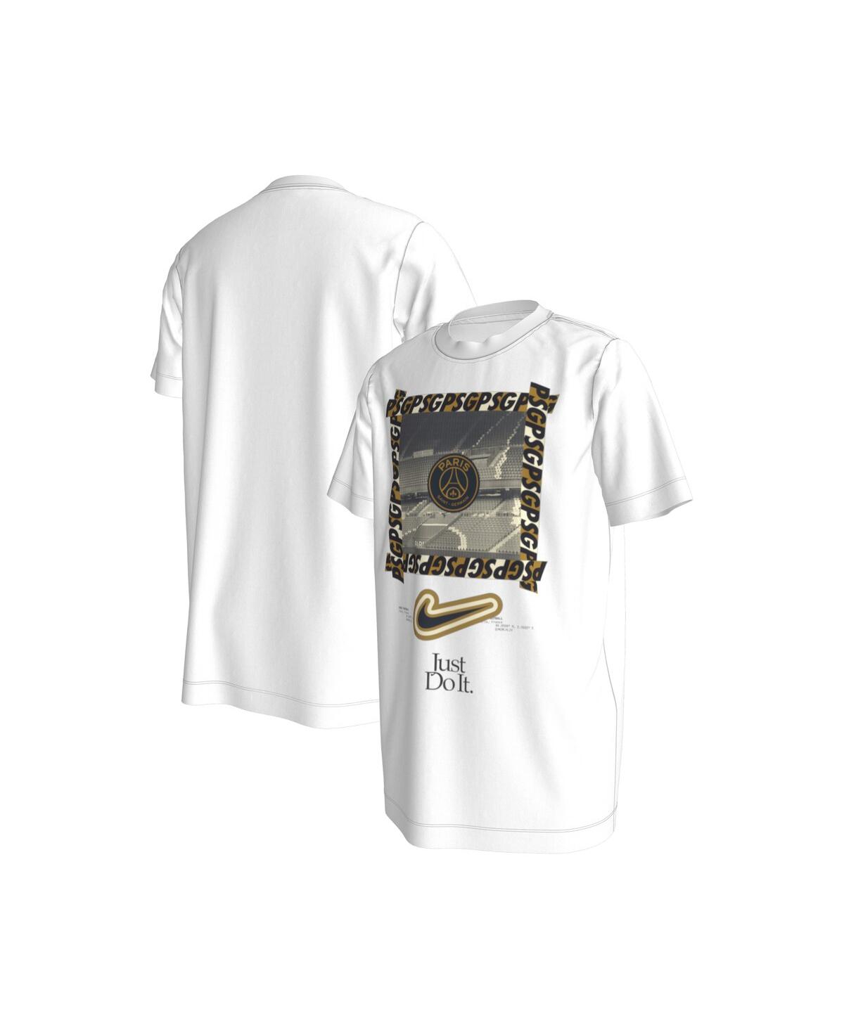 Big Boys and Girls NikeParis Saint-Germain Dna T-shirt - White