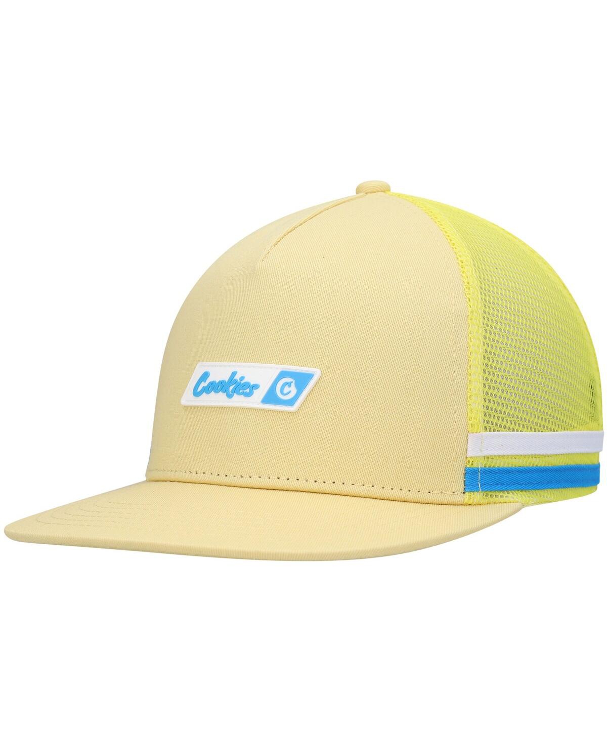 Shop Cookies Men's  Yellow Bal Harbor Trucker Snapback Hat
