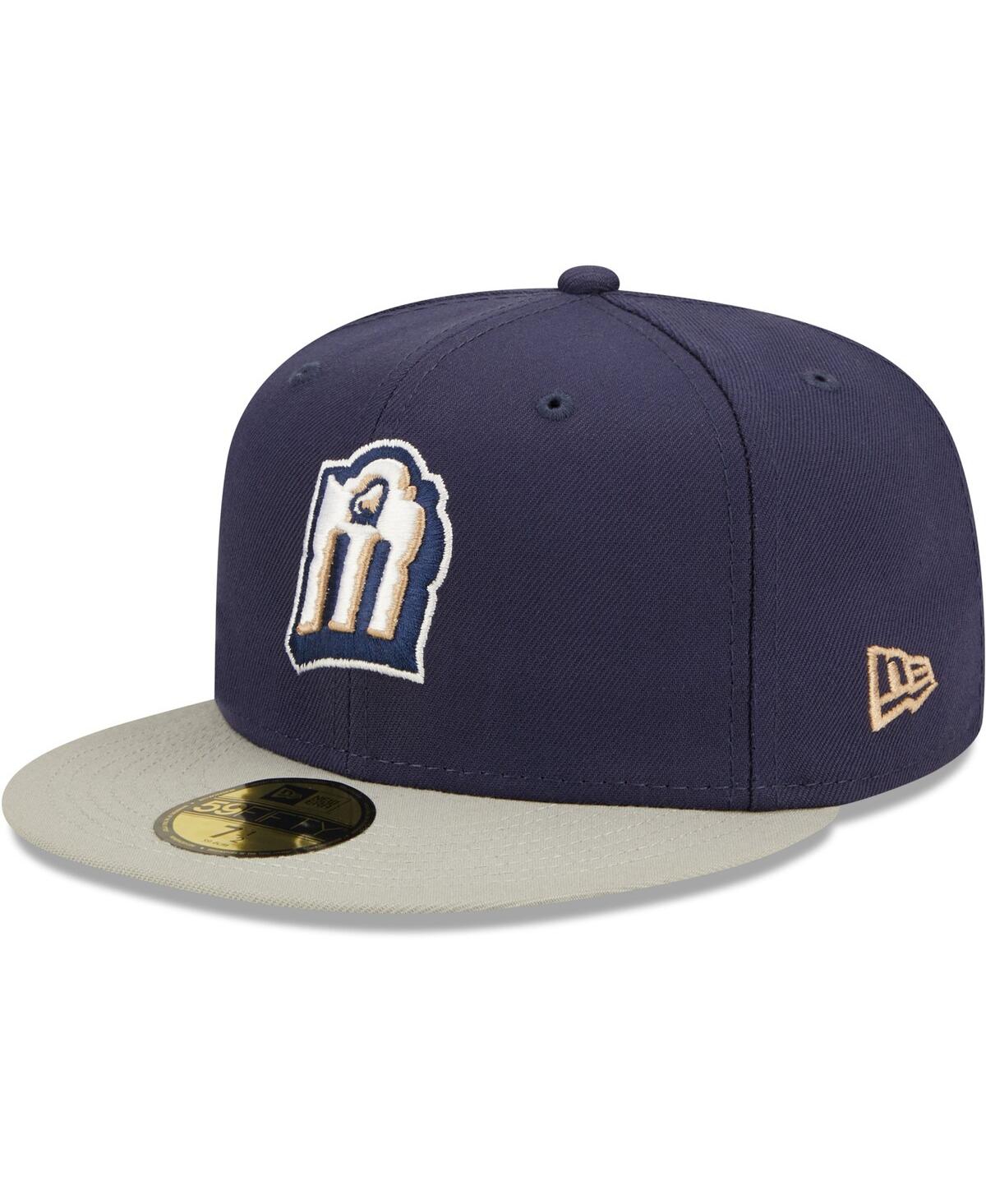 Men's New EraSan Antonio Missions Authentic Collection 59FIFTY Fitted Hat - Navy