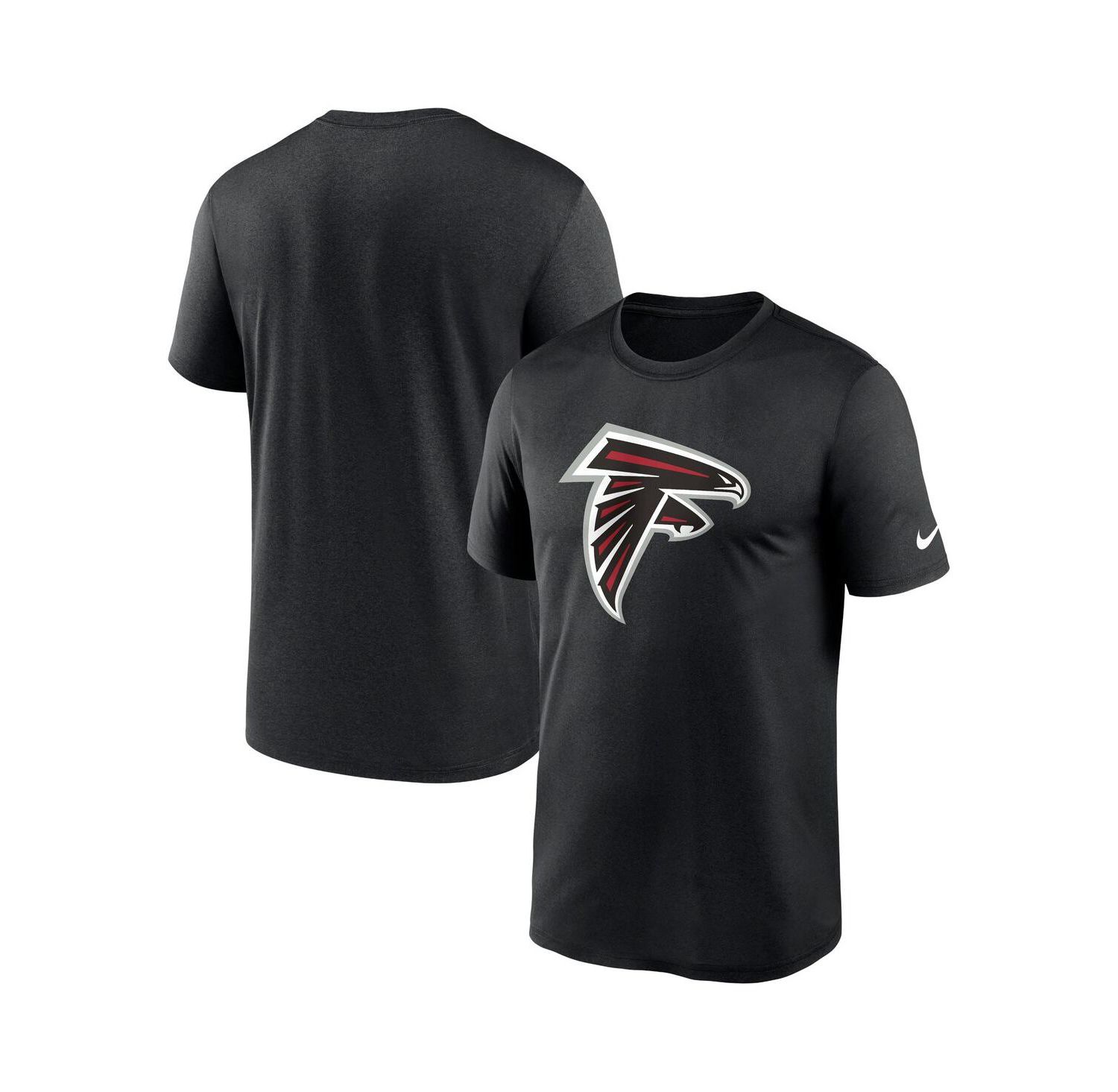 Men's Black Atlanta Falcons Legend Logo Performance T-shirt
