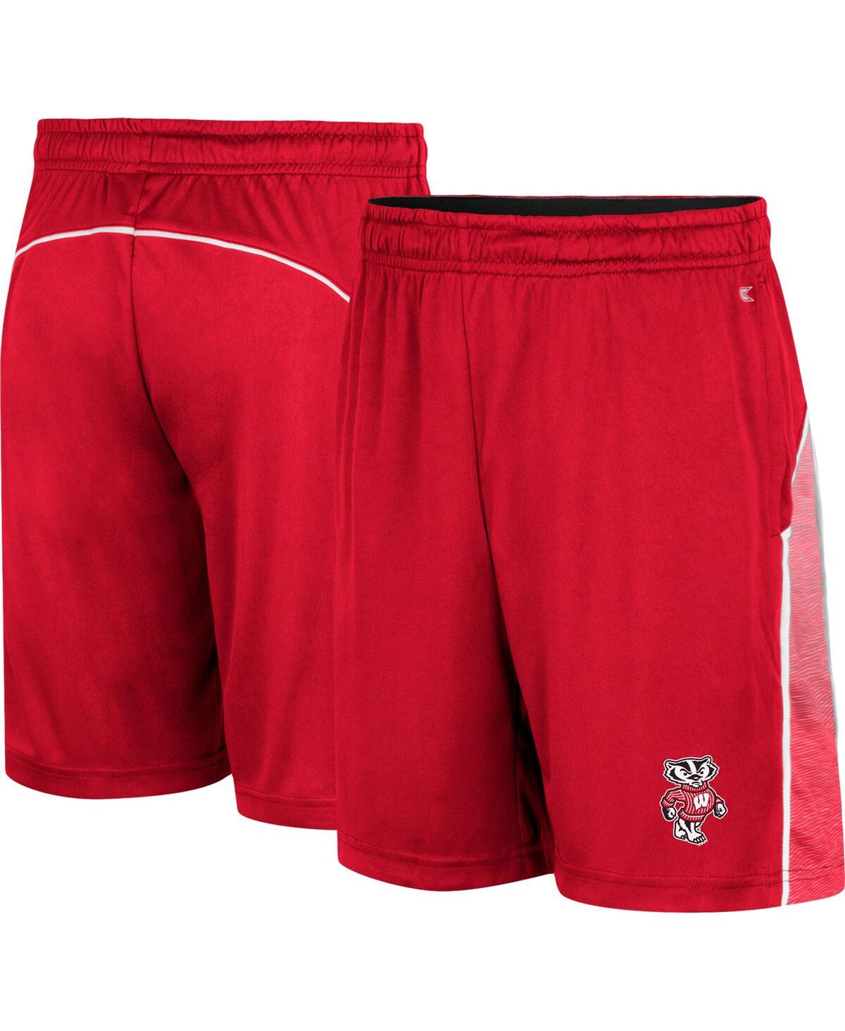 Colosseum Kids' Big Boys  Red Wisconsin Badgers Max Shorts