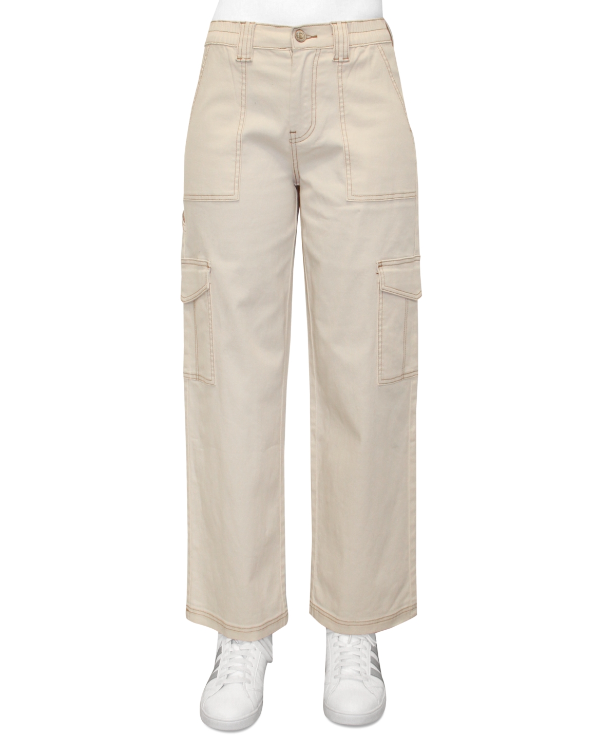 Almost Famous Crave Fame Juniors' High-Rise Utility Cargo Skater Pants