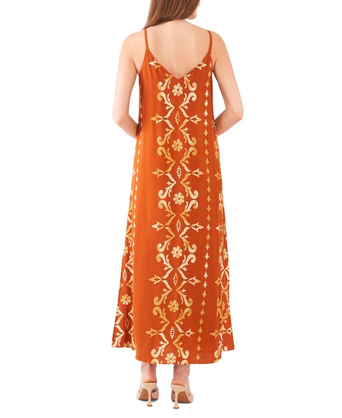 Vince Camuto Women's Printed Sleeveless Maxi Dress - Macy's