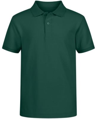 Little Boys Uniform Stretch Double Piqu&eacute; Polo