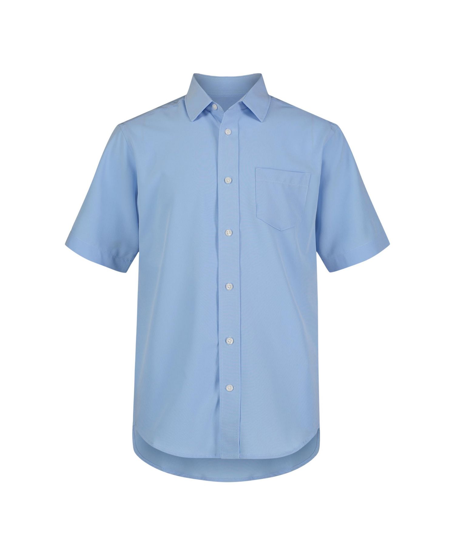 Big Boys Uniform Short Sleeve Performance Woven Shirt