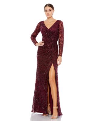 Mac Duggal - Embellished Lace Gown