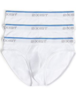2(x)ist - Men's Cotton Stretch No-Show Briefs 3-Pack
