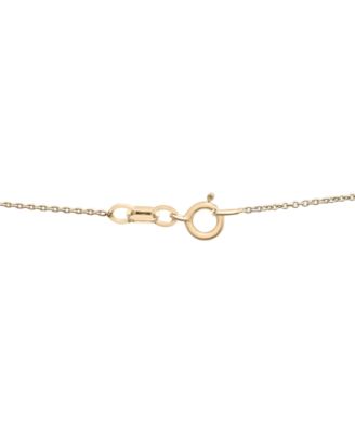 Cultured Freshwater Pearl (3mm) Station 17" Collar Necklace in 14k Gold-Plated Sterling Silver