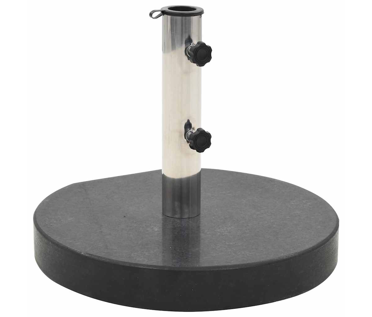 Parasol Base Granite 62.8 lb Round Black - Black