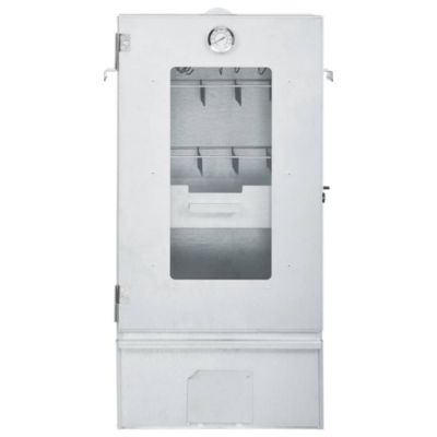 BBQ Oven Smoker with 2.2 lb Wood Chips 17.5"x11.4"x32.7"