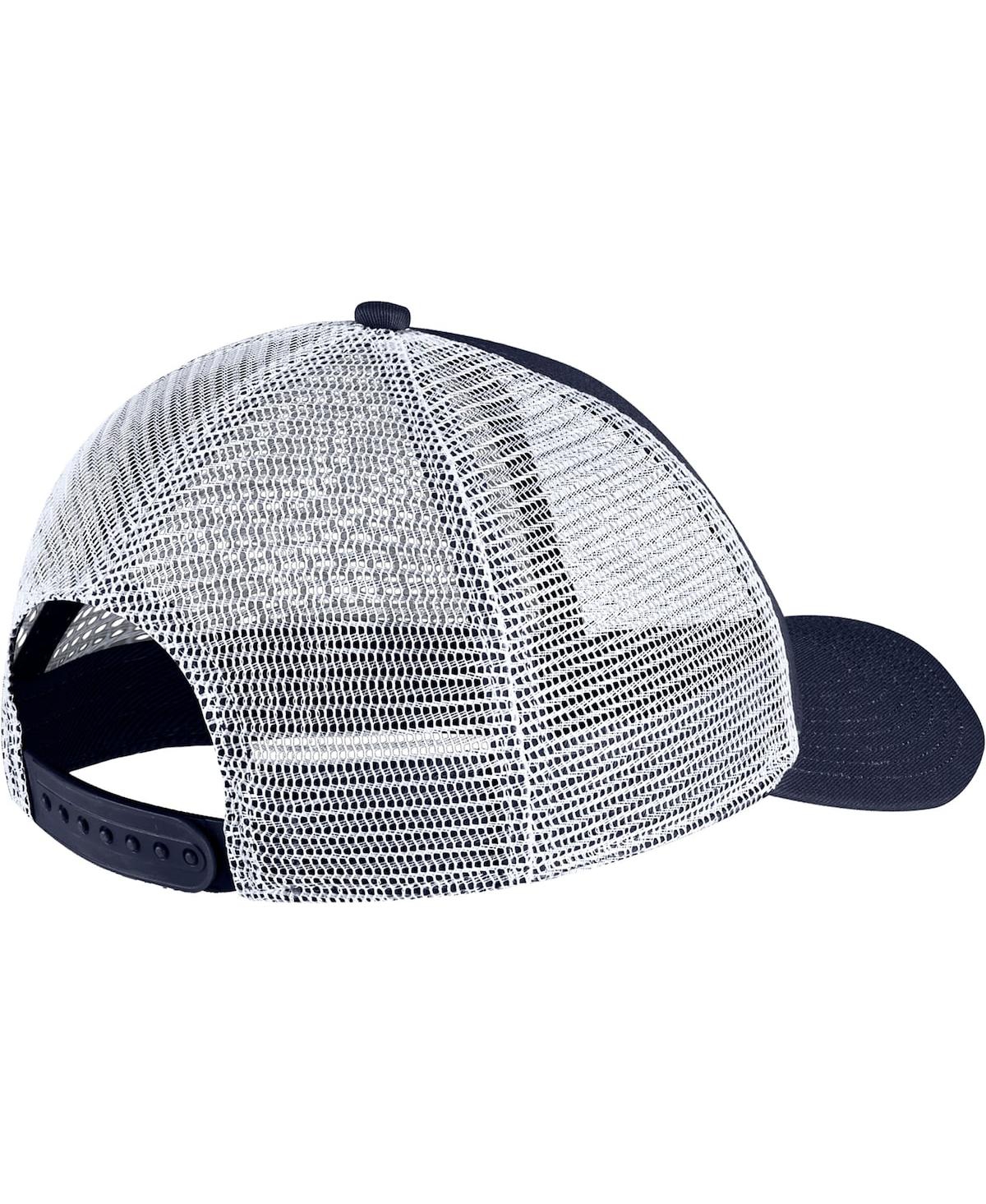 Shop Nike Men's  Navy Uswnt Classic99 Trucker Snapback Hat