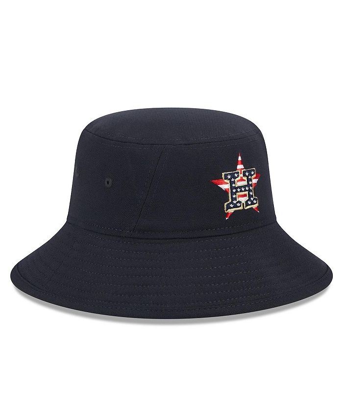 New Era Men's Navy Houston Astros 2023 Fourth of July Bucket Hat - Macy's
