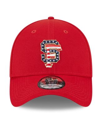 Men's Red San Francisco Giants 2023 Fourth of July 39THIRTY Flex Fit Hat