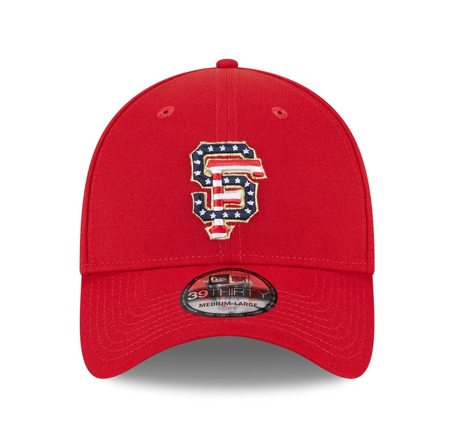 Men's Red San Francisco Giants 2023 Fourth of July 39THIRTY Flex Fit Hat