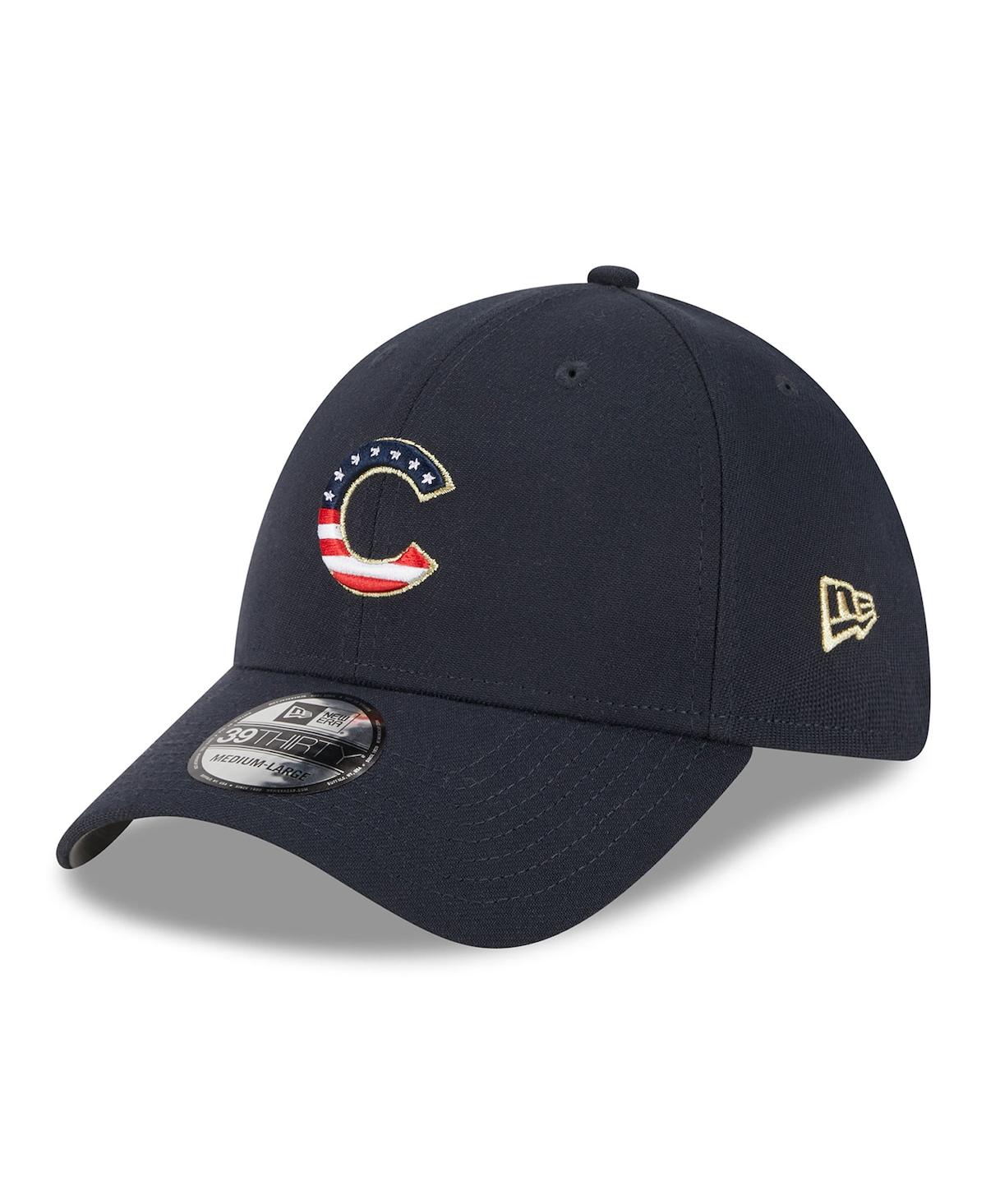 Men's New EraChicago Cubs 2023 Fourth of July 39THIRTY Flex Fit Hat - Navy