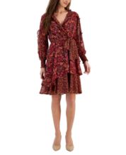 Burgundy outlet dress macys