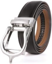 Mio Marino Men's Thin Swirl Ratchet Belt