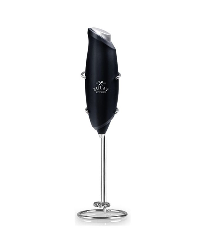 Zulay Kitchen Easy Use Frother Handheld Foam Maker - One Touch Milk Frother  - Macy's