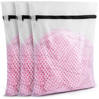 Large Reusable 3 pack Mesh Laundry Bags for Delicates and Washing Machine - Macy's