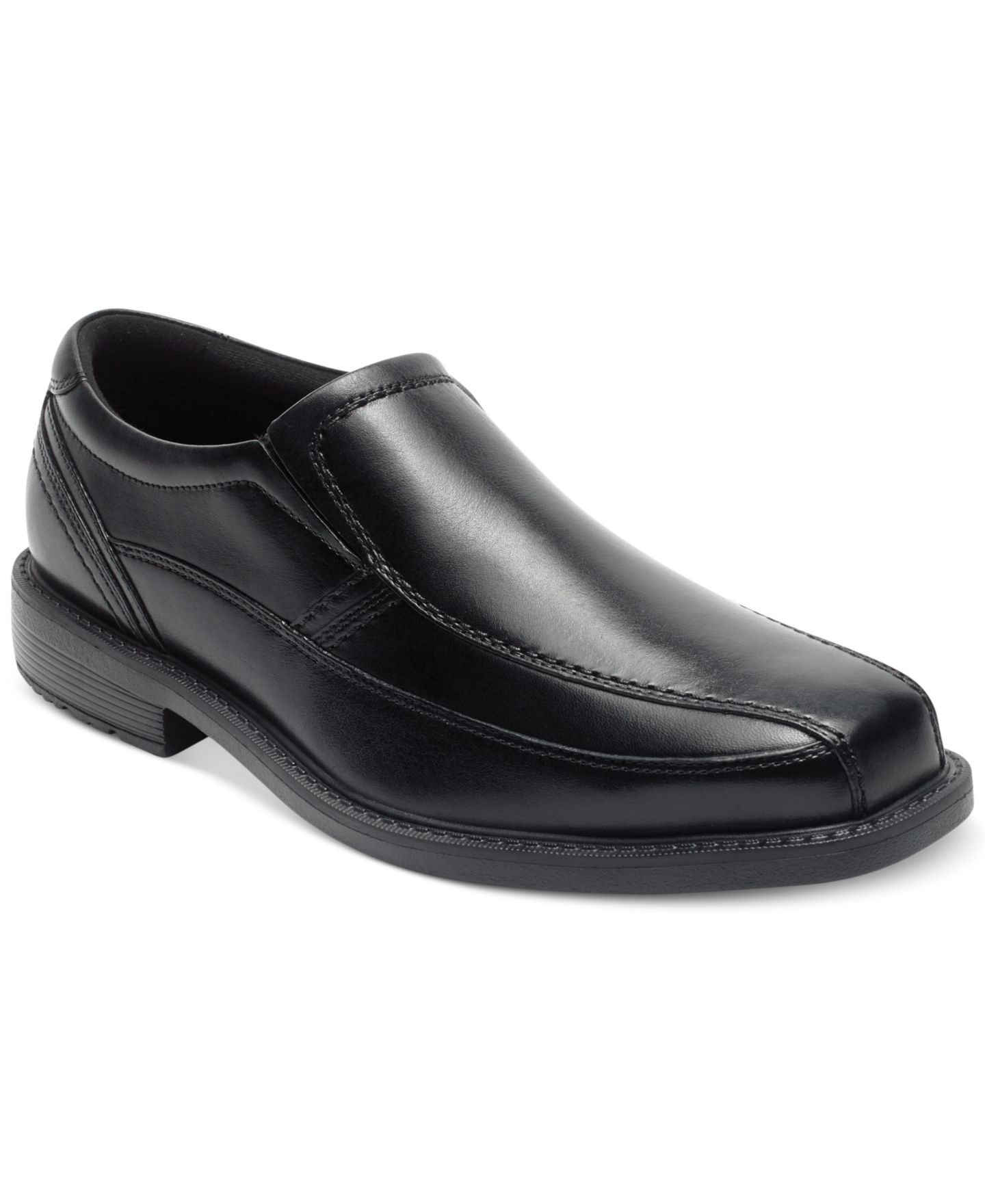 Мужские туфли Rockport Style Leader 2 Bike Slip On, цвет: Чёрный — фото 1