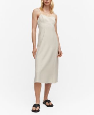 slim fit dress slacks Reece Short Sleeve Straight Fit Midi Dress – Inherit Co main image 1
