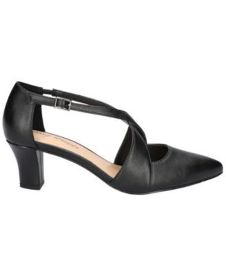 Women's Elegance Cross Strap Front Pumps