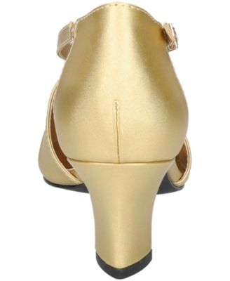 Women's Elegance Cross Strap Front Pumps