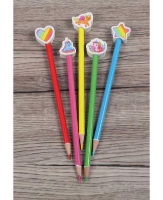 Unicorn Magic Pencil Toppers- Drawing, Coloring Activity Book by Editors of Silver Dolphin Books